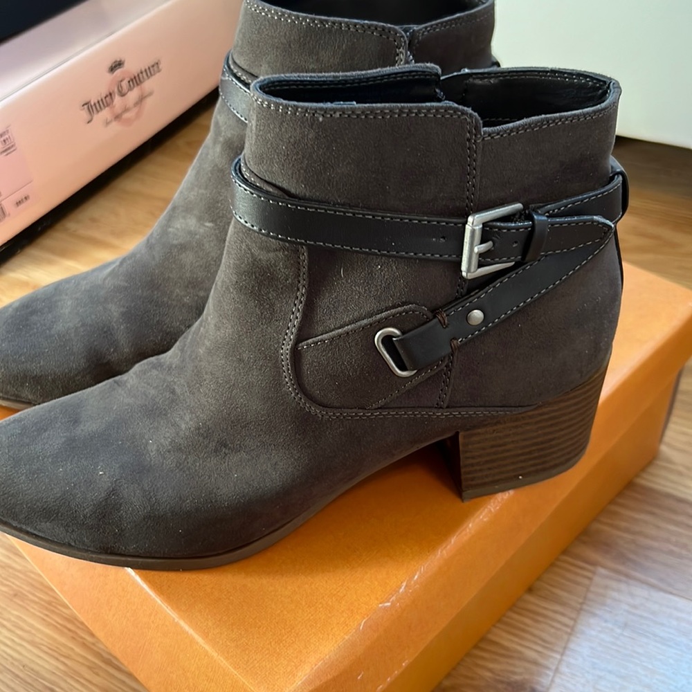 Dark Gray Booties